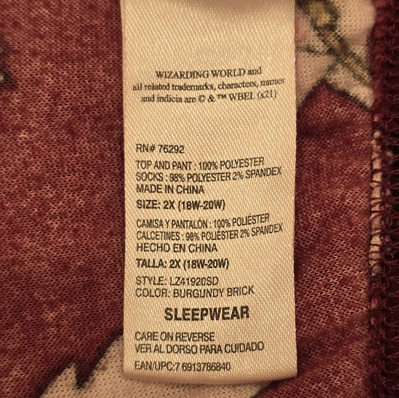 Harry Potter Pajamas - Picture 7 of 8